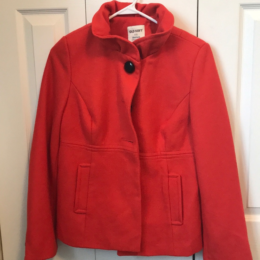 Old Navy orange winter coat